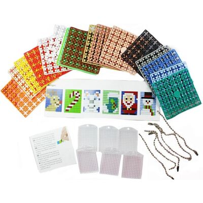 Magni PRACHT Bastelset Pixel Spass Nr. 69 Winter 6 Medaillons Magni PRACHT Bastelset Pixel Spass Nr. 69 Winter 6 Medaillons
