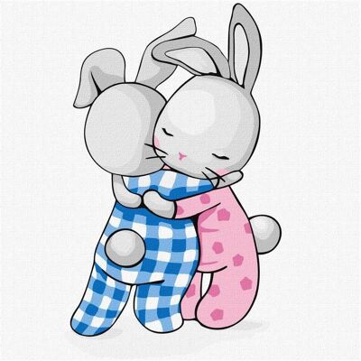 Ideyka Malen nach Zahlen - Hugs Kids Ideyka Malen nach Zahlen - Hugs Kids