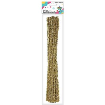 Titanum Metallisierte Drähte 0,6x30cm, 30 Stück, Gold Titanum Metallisierte Drähte 0,6x30cm, 30 Stück, Gold