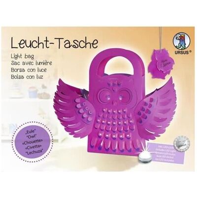 Ursus Leuchttasche Eule Bastelset inklusive LED-Licht Ursus Leuchttasche Eule Bastelset inklusive LED-Licht
