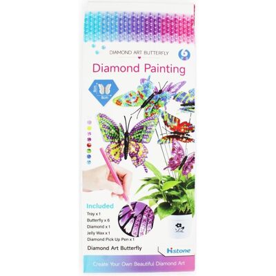 Magni PRACHT Diamond Painting Blumenstecker Schmetterling 6 Stück Magni PRACHT Diamond Painting Blumenstecker Schmetterling 6 Stück