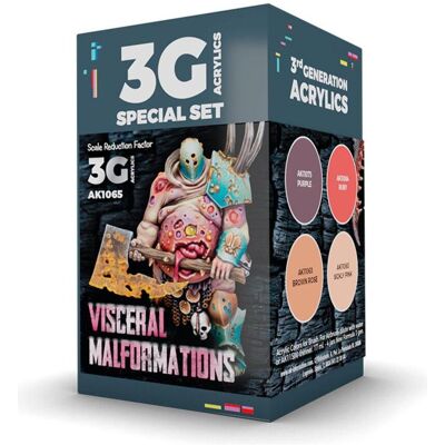 AK Interactive Acrylmodellfarbe - WARGAME SET VISCERAL MALFORMATIONS AK Interactive Acrylmodellfarbe - WARGAME SET VISCERAL MALFORMATIONS