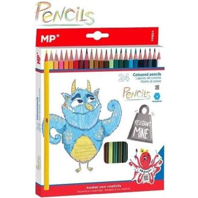 Teka, Malstifte, Bleistiftstifte in 24 Farben Teka, Malstifte, Bleistiftstifte in 24 Farben