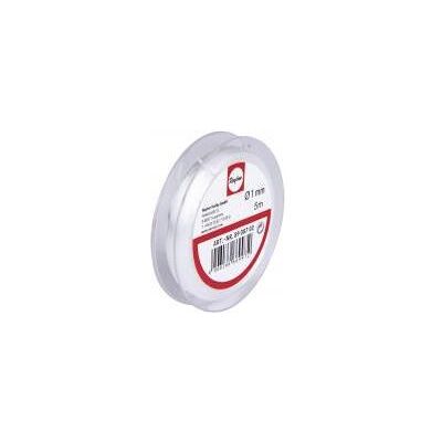 Rayher Elastic-Faden, 1mm ø, weiss, 5 m Rayher Elastic-Faden, 1mm ø, weiss, 5 m