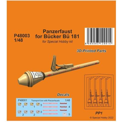 CMK Panzerfaust for Bücker Bü 181 CMK Panzerfaust for Bücker Bü 181
