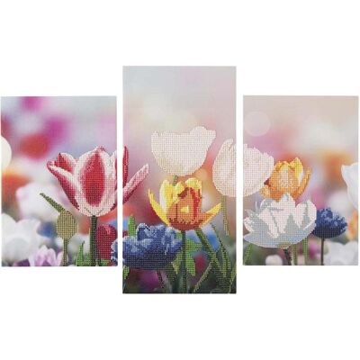 Grafix Diamantmalerei-Triptychon-Set – Blumen Grafix Diamantmalerei-Triptychon-Set – Blumen