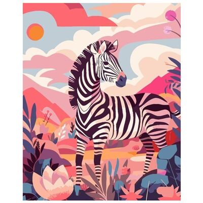 Koh-i-Noor Malen nach Zahlen 40x50 Zebra Koh-i-Noor Malen nach Zahlen 40x50 Zebra