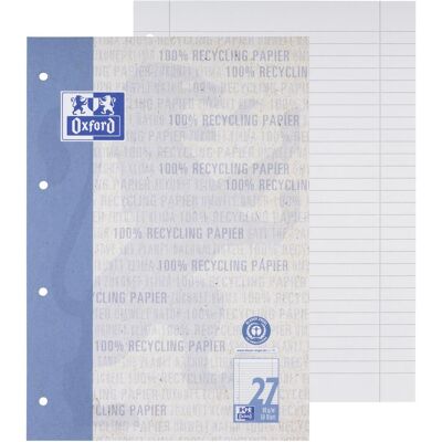 Oxford, Heft + Block, Recycling Schulblock, A4 (A4, Liniert, Harter Einband) Oxford, Heft + Block, Recycling Schulblock, A4 (A4, Liniert, Harter Einband)