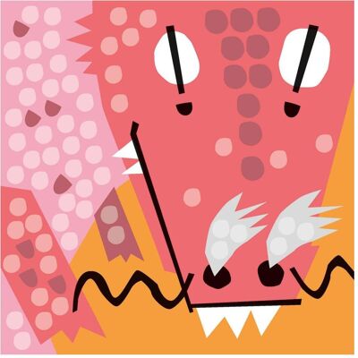 PlayMais Mosaikkarten zum Dekorieren von Drachen PlayMais Mosaikkarten zum Dekorieren von Drachen