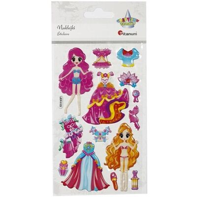 Titanum, Sticker, Konvexe Aufkleber, Puppen und Outfits, 14 Stück (14 Sticker) Titanum, Sticker, Konvexe Aufkleber, Puppen und Outfits, 14 Stück (14 Sticker)