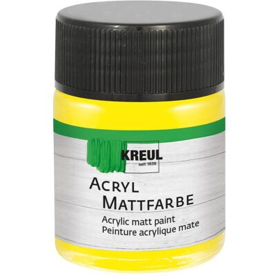 Kreul, Künstlerfarbe + Bastelfarbe, Mattfarbe 50ml (50 ml) Kreul, Künstlerfarbe + Bastelfarbe, Mattfarbe 50ml (50 ml)
