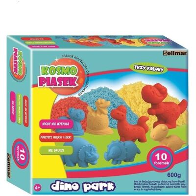 Kosmo Dino Park KnetSand - 3 Farben, 10 Formen Kosmo Dino Park KnetSand - 3 Farben, 10 Formen