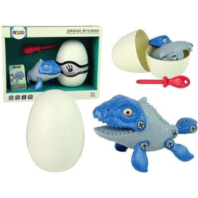 Lean Toys Importieren Sie Leantoys Mosasaur Dinosaur Kit mit Egg DIY Blue Screwdriver Lean Toys Importieren Sie Leantoys Mosasaur Dinosaur Kit mit Egg DIY Blue Screwdriver