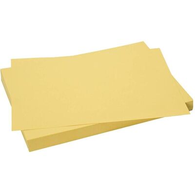 Creativ Company, Bastelpapier, Card, A4, 270 g, yellow, 10 sheet/ 1 pack (270 g/m², 1x) Creativ Company, Bastelpapier, Card, A4, 270 g, yellow, 10 sheet/ 1 pack (270 g/m², 1x)