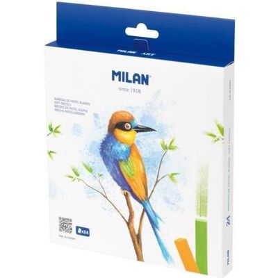 Milan Pastellbox - 24 weiche Pastellstifte Milan Pastellbox - 24 weiche Pastellstifte