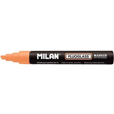 Milan, Marker, Blister with pack chiesel tip fluoglass 2 - 4mm orange Milan, Marker, Blister with pack chiesel tip fluoglass 2 - 4mm orange