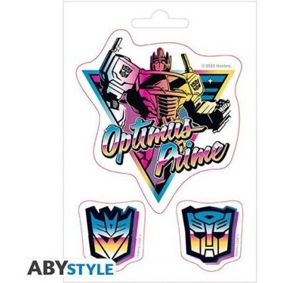 ABYstyle, Sticker, Transformers Stickers: Vaporwave 16x11cm ABYstyle, Sticker, Transformers Stickers: Vaporwave 16x11cm