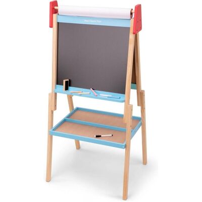 New Classic Toys Blackboard - Magnetisches Whiteboard - Kreidetafel - Inklusive Kreiden, Marker, Wischer und New Classic Toys Blackboard - Magnetisches Whiteboard - Kreidetafel - Inklusive Kreiden, Marker, Wischer und