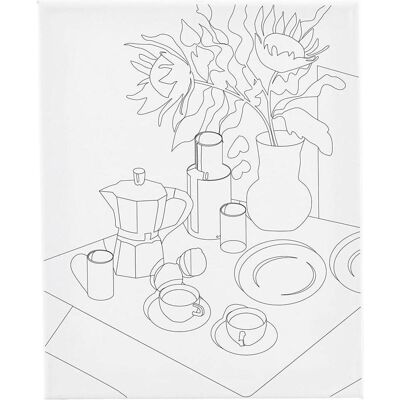 Creativ Company, Keilrahmen, Colour-in Canvas (24.50 x 1.70 cm) Creativ Company, Keilrahmen, Colour-in Canvas (24.50 x 1.70 cm)