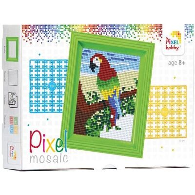 Idena Pixel Geschenkverpackung - Papagei mit Rahmen Idena Pixel Geschenkverpackung - Papagei mit Rahmen