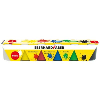 Eberhard Faber, Künstlerfarbe + Bastelfarbe, Temperafarben 6 x 25 ml, Set Basic (25 ml) Eberhard Faber, Künstlerfarbe + Bastelfarbe, Temperafarben 6 x 25 ml, Set Basic (25 ml)