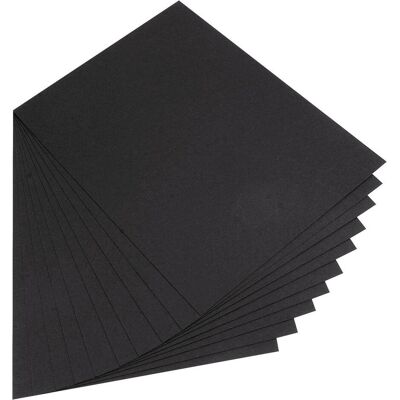 Folia, Bastelpapier, Tonpapier, (B)500 x (H)700 mm, 130 g/qm, schwarz (130 g/m², 10x) Folia, Bastelpapier, Tonpapier, (B)500 x (H)700 mm, 130 g/qm, schwarz (130 g/m², 10x)