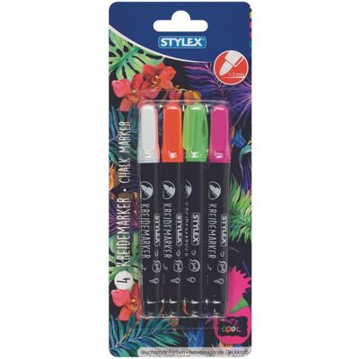Stylex, Marker, Kreidemarker farbig 1-3mm 4er (4x) Stylex, Marker, Kreidemarker farbig 1-3mm 4er (4x)