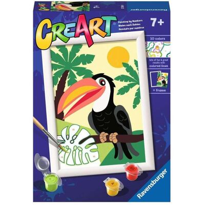 Ravensburger Malen nach Zahlen - Tukan im Dschungel Ravensburger Malen nach Zahlen - Tukan im Dschungel