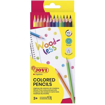 Jovi, Malstifte, Buntstifte Woodless VE=12 Farben (12x) Jovi, Malstifte, Buntstifte Woodless VE=12 Farben (12x)