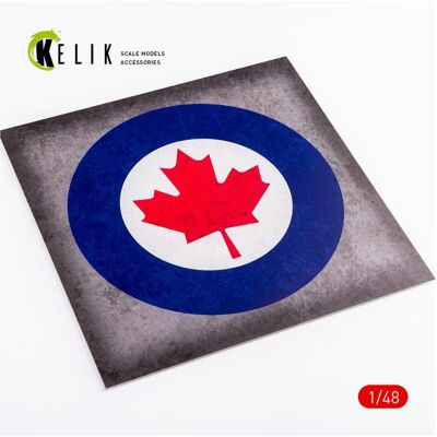 Kelik Canada Roundel - Acrylic 3 mm (240 x 240 mm) (190g) (1/72 - 1/48) Kelik Canada Roundel - Acrylic 3 mm (240 x 240 mm) (190g) (1/72 - 1/48)