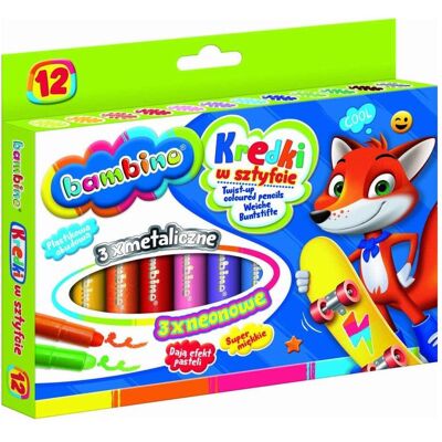 Malstifte, Buntstifte BAMBINO, 12 Farben (12x) Malstifte, Buntstifte BAMBINO, 12 Farben (12x)
