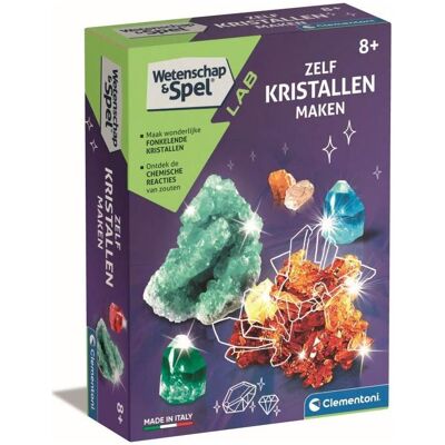 Clementoni Wissenschaft und Spiele – Machen Sie Ihre eigenen Kristalle Clementoni Wissenschaft und Spiele – Machen Sie Ihre eigenen Kristalle