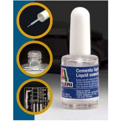 Carson ITALERI Plastikklebstoff m. Pinsel 15ml Carson ITALERI Plastikklebstoff m. Pinsel 15ml