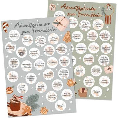 Papierdrachen Adventskalender zum Freirubbeln mit Aufgaben (24 Türchen) Papierdrachen Adventskalender zum Freirubbeln mit Aufgaben (24 Türchen)