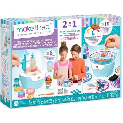Make it Real Mini Pottery / Next Level Spin Art Make it Real Mini Pottery / Next Level Spin Art