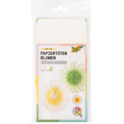 Folia Bastelset Papiertüten Blumen Folia Bastelset Papiertüten Blumen