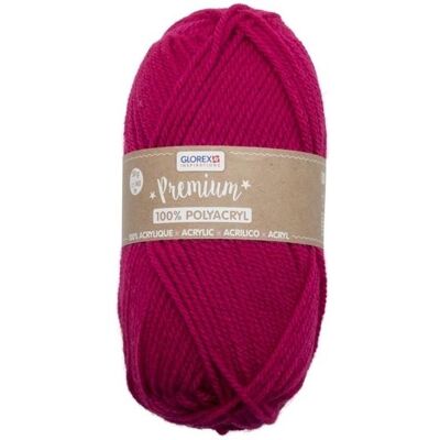 Glorex Premium 100% Acryl, 50g, Garn + Wolle, Pink Glorex Premium 100% Acryl, 50g, Garn + Wolle, Pink