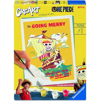 Ravensburger CreArt, Malen nach Zahlen Adults Trend One Piece - Das Piratenschiff Flying Lamb (Going Merry) Ravensburger CreArt, Malen nach Zahlen Adults Trend One Piece - Das Piratenschiff Flying Lamb (Going Merry)