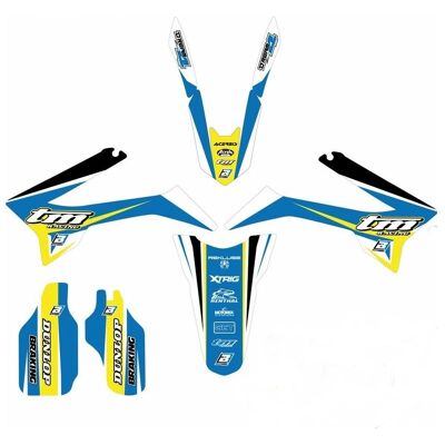 Blackbird, Sticker, Aufkleber-Set (VENGER) TM 2T/4T '15-'21 DREAM 4 Farben Blau Gelb Weiss Blackbird, Sticker, Aufkleber-Set (VENGER) TM 2T/4T '15-'21 DREAM 4 Farben Blau Gelb Weiss