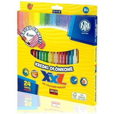 Astra, Malstifte, Sechskantstifte 24 Farben (24x) Astra, Malstifte, Sechskantstifte 24 Farben (24x)