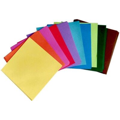 Folia, Bastelpapier, Faltblätter Mini 5x5cm 500 Blatt, 10 Farben (70 g/m², 500x) Folia, Bastelpapier, Faltblätter Mini 5x5cm 500 Blatt, 10 Farben (70 g/m², 500x)