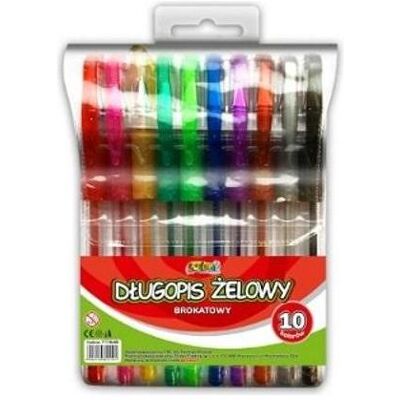 Penmate, Malstifte, Kolori Glitzer-Gelstift 10 Farben Penmate, Malstifte, Kolori Glitzer-Gelstift 10 Farben