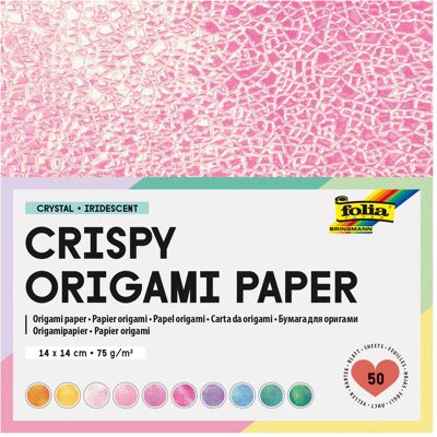 Folia, Bastelpapier, Faltblätter Irisierend Kristall (75 g/m², 1x) Folia, Bastelpapier, Faltblätter Irisierend Kristall (75 g/m², 1x)