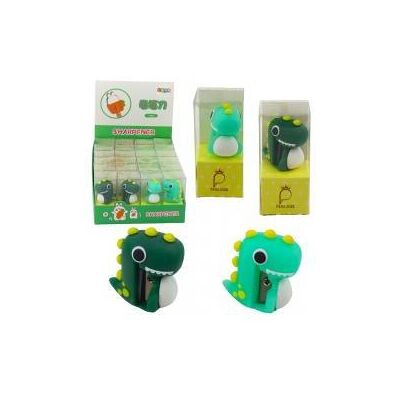 Lean Toys, Spitzer, Grüner Dinosaurierspitzer für Buntstifte und Bleistifte, Schulbüro Lean Toys, Spitzer, Grüner Dinosaurierspitzer für Buntstifte und Bleistifte, Schulbüro