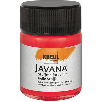 Kreul, Künstlerfarbe + Bastelfarbe, Javana Stoffmalfarbe für helle Stoffe, 50 ml (50 ml) Kreul, Künstlerfarbe + Bastelfarbe, Javana Stoffmalfarbe für helle Stoffe, 50 ml (50 ml)