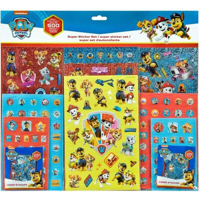 Undercover, Sticker, Paw Patrol Super Sticker Set (500 Sticker) Undercover, Sticker, Paw Patrol Super Sticker Set (500 Sticker)