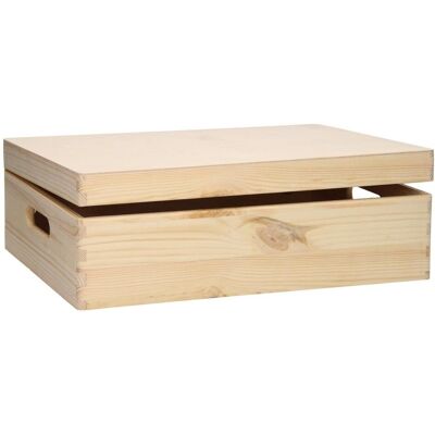 Playwood Aufbewahrungsbox Rechteckklappe Deckel Kiefer Playwood Aufbewahrungsbox Rechteckklappe Deckel Kiefer