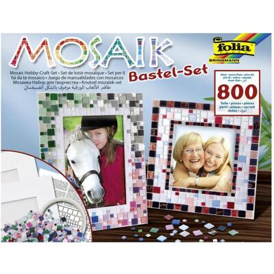 FOLIA Kreativ Mosaik-Set - Über 800 Teile, 2 Rahmen FOLIA Kreativ Mosaik-Set - Über 800 Teile, 2 Rahmen