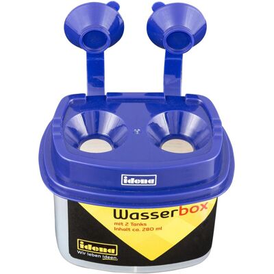 Idena, Mal Zubehör, Wasserbox mit 2 Tanks blau Idena, Mal Zubehör, Wasserbox mit 2 Tanks blau