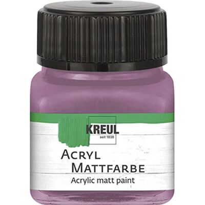 Kreul, Künstlerfarbe + Bastelfarbe, Acryl Mattfarbe, 20 ml (20 ml) Kreul, Künstlerfarbe + Bastelfarbe, Acryl Mattfarbe, 20 ml (20 ml)